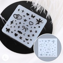 초미니 파츠 컨페티 몰드 레진 아트 공예 재료 RM289, 단품