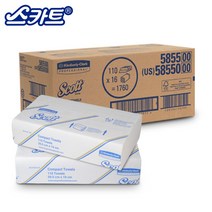 47163 스카트 콤팩트 핸드타올 110매 16밴드 1박스, 16개