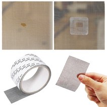 Screen Repair Tape Window Door Waterproof Patch Self-adhesive Super Fix Anti-Insect Door Mosquito Ne, 하나, 보여진 바와 같이