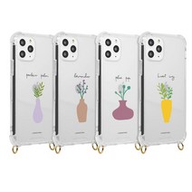 슈퍼닷 갤럭시A71 케이스 A716 퀀텀 sp 플라워베이스 클리어 범퍼 스트랩