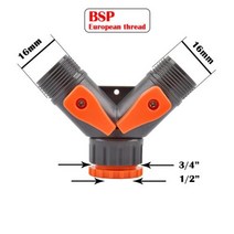 자동 관수장치 물주기 미니스프링쿨러 12 34 1 인치 정원 호스 퀵 커넥터 파이프 커플러 정지 물 연결 322016mm 수리 조인트 관개 시스템 어댑터, W