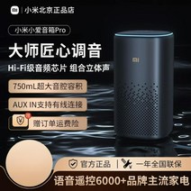 샤오미 블루투스 스피커 AI 스마트 음향기기, 플래그쉽 블랙