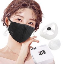KF94 필터교체 마스크 본품+필터2매 방역 보건마스크, 마스크+필터2매 / L, 상세페이지 참조, 상세페이지 참조