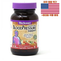 BlueBonnet 블로드프레서 서포트 60정 베지캡슐 블루보넷 BloodPressure 미국 직구 사은품 추가증정
