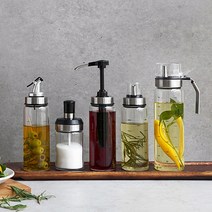[바보사랑]TDY 홈카페 내열유리 오일 소스병 (9type), 4.노멀캡300ml(G119)
