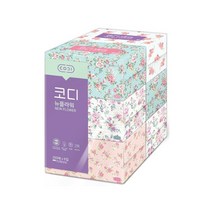코디 뉴플라워 천연펄프 미용티슈 250매, 6입, 1팩