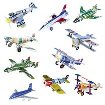 두바이_미니샵_스콜라스 비행기시리즈1 퍼즐 3D 입체 종이 공작용 학습용 교육용  mingpin*, #합리적선택  , #합리적선택  