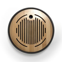 [브라운즈티] 도자기 & 대나무 차판 블랙 (원형), 1개