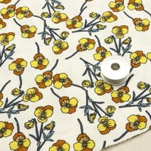 고밀도 면40수 꽃무늬원단 원피스 블라우스 홈패션 원단