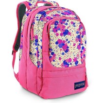 잔스포츠 Jansport 대학생가방 JanSport Air Cure (EU) 백팩 - 바닐라 아이스 화이트/코랄 스파클 집시 러브 126952