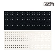 209애비뉴 제로스테이션 타공판 1800 블랙 아이보리, 블랙 1800, 1개