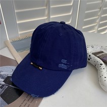 NENAI 여성 모자 베이직 무지 볼캡 야구모자 하드 볼캡 자외선 차단 통풍 자수 레터링 사이즈 조절 가능한 모자 커플 모델