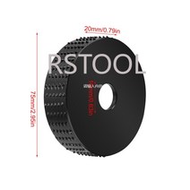 공구 75mm 앵글 그라인더 연마 디스크 16mm 22mm 보어 목공 플랫 플라스틱 휠 나무 조각 도구, [01] Gold-16mm, 01 Gold-16mm