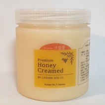 유럽식꿀 국내산 100% 크림꿀 야생화맛 벌꿀 Korean farmmer Creamed Honey, 600g, 자연사양혼합맛