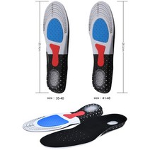 족저근막염 패드 자세교정 슬리퍼 무지외반증 신발 운동화 Premium orthotic gel insoles orthopedic flat foot health sole pad, 스포츠 깔창, 나 35-40