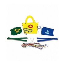 안전함과 집중력향상 3종류 가방바느질놀이 세트 교육 실 준비물 미술 실크