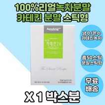 천태산 녹차 카테킨 50포 X1통 100% 분말 녹차추출물 분말스틱 카테킨가루 카테킨분말 카테킨녹차 스틱 물에타먹는 물대신먹는차 물대신먹는녹차 녹차가루 카태킨 카케틴 더운물 찬물