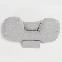 경추베개 목 건강과 숙면에 최적화 C커브 자가조절 통풍 항균 꿀잠 어싱 경추 기능성 베개, 단자케이블