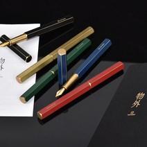 와이스튜디오 수제 황동 클래식 리볼브 만년필, 각인없음, 리볼브 수제 황동 그린 만년필, M촉