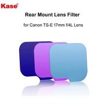 캐논 TS-E 17mm f/4L 렌즈 Kase 후면 마운트 필터 (중립 밀도 ND/중성 야간/드림, 04 ND64