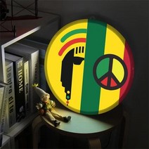 아트박스/꾸밈 ny384-LED액자35R_야만자메이카, 타입1