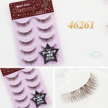 일본 인조 속눈썹 다이아몬드래쉬 시리즈 미용 용품, 1개, 46261 모던 카라멜