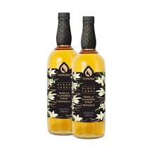[천삼백케이] [메가커피] 포모나 블랙라벨 바닐라시럽 1000ml 2개세트, 단품