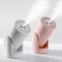 저소음 휴대용 미니 차량 책상 사무실 대용량 가습기, 1.화이트