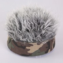 남자가발가격 남성가발 남자 헤어 중년 남자 여자의 무모한 힙합 비니 가발 모자 재미 숏 머리 통기성 소프, 01 싱글 사이즈, 07 7