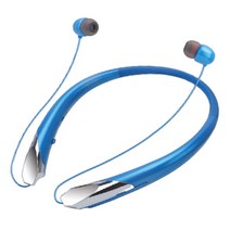 GHSHOP HX-911 스포츠 웨어러블 블루투스 5.0 무선 헤드셋 스테레오 헤드폰 개폐식 헤드셋 이어 버드 이어폰 w/마이크, 195 x 183 x32mm, 플라스틱, 푸른
