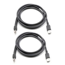 2X 스캐너 데이터 케이블 LS2208 AP DS9208 바코드 USB 포트, 한개옵션0