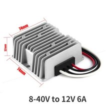 휠눈썹평행 휠 마커 차량용 페인트 인버터 추천 태양광 캠핑용 8V40V 12V 138V 19V 3A 6A 10A 15A 20A 300W DC 전압 안정기 전력 변환기 레귤레이터 부, 없음, 8-40V to 12V 6A
