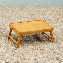 포메리트 러버 원목 심플테이블 소, 브라운