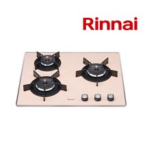 DA.린나이 3구 빌트인 가스레인지 RBR-PF3041PD/핑크/건전지/560X480, RBR-PF3041PD_LPG(가스통), 택배요청