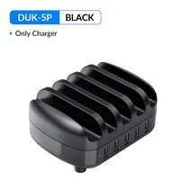 가성비ORICO 5포트 USB 충전기 스테이션 도크 홀더 포함 40W 5V2.4A 케이블 호환 샤오미 공식, 03 5P_02 UK Plug