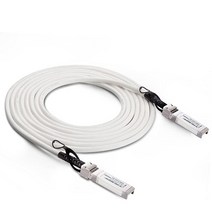 [화이트] 컬러 10G SFP DAC 케이블 시스코 SFPH10GBCU3M 쓰리엠 메라키 MACBLTA3M 쓰리엠 포티넷 슈퍼마이크로 넷기어 장치용 트위낵스 SFP 케이블, White
