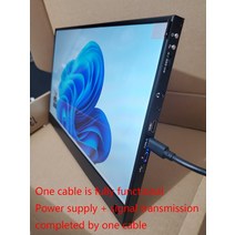 tv겸용모니터 캠핑용 40인치 20인치 21:9 커브드 게이밍 13.3 인치 4K 휴대용 모니터 USB-C 유형-c HDMI 호, 01 13.3 4K version