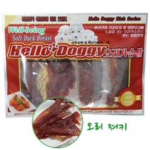 비숑 저지방간식 오리 져키 300g 2개 심심풀이 2개월