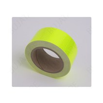 PFF475412벌집무늬 반사 테이프 50mm x 10M 형광노랑