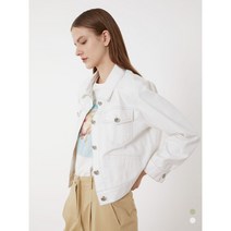 올리비아로렌 비비올리비아 신상품 숏기장 칼라 데님 단색 자켓 VVBMJ3M3171