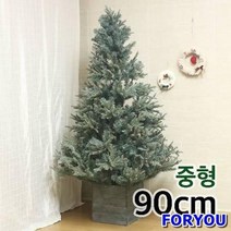 ForU411 그레이 슬림트리 중형 인조 크리스마스트리 아이와함께 쉬운설치 고급전나무