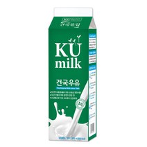건국우유 가정배달 건국우유 1000ml (주3회/4주), 1L, 1개