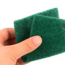 전통 보급형 다용도 주방 수세미 초록색 오리지널 수세미 10개입