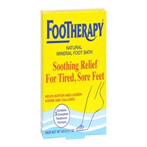 Queen Helene 풋테라피 내추럴 미네랄 풋 배스, 28g, 3개입