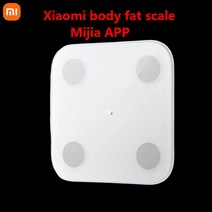 xiaomi mi body composition scale 2 스마트 홈 체중계 블루투스 mijia 앱 욕실 체중계 체지방 바닥 저울 xiaomi, 하얀