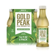 골드 피크 감미 그린 아이스 티 음료 16.9 플로즈 6팩