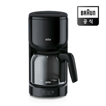 [국내공식인증판매점] 브라운 커피메이커 옵티브루 시스템 KF3100BK
