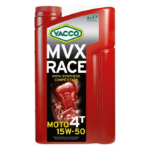 프리미엄 15W50 4T 오토바이 엔진오일 레이싱용 MVX RACE 야코 프랑스 오리지널 2L, 1개