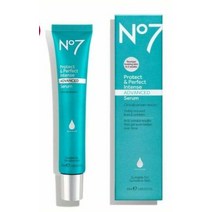 No7 Protect & Perfect 인텐스 어드밴스드 세럼 잔주름과 주름을 위한 쌀 단백질 및 알팔파 복합체 매트릭스 3000+ 기술이 적용된 안티에이징 페이셜 (30ml) 5, 1.69 Fl Oz (Pack of 1)