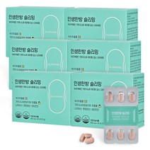인생한방 슬리밍 녹차카테킨 가르시니아 체지방 감소 다이어트, 90정, 6개